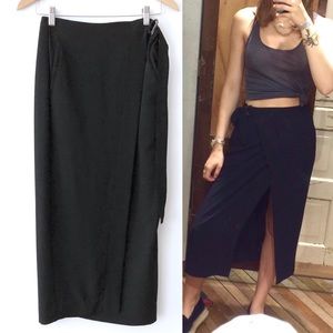 UO Wrap Slit Skirt, by Light Before Dark